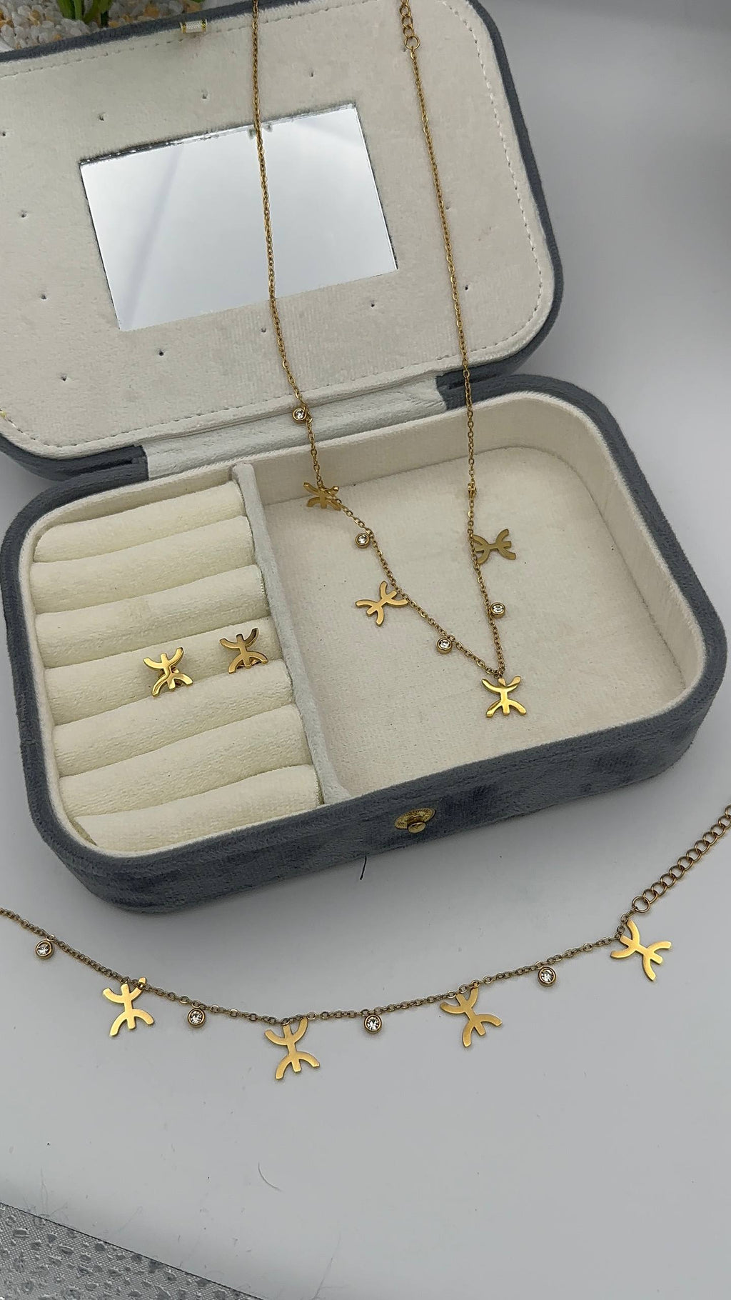 parure kabyle 3 Pcs | ❤️ طقم قبائلي بربر – تراث يلمع بروح عصرية ♓️ | اطلب الان و عندك هدية 🎁