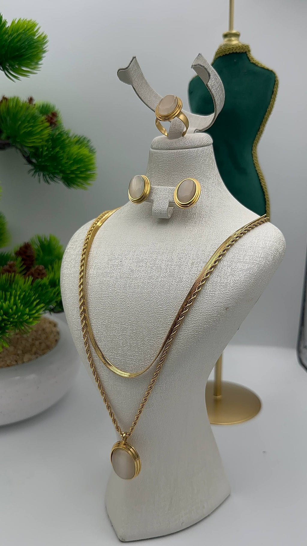 parure vintage 3 Pcs | لمسة كلاسيكية برجوع جميل ✨ | اطلب الان و عندك هدية 🎁