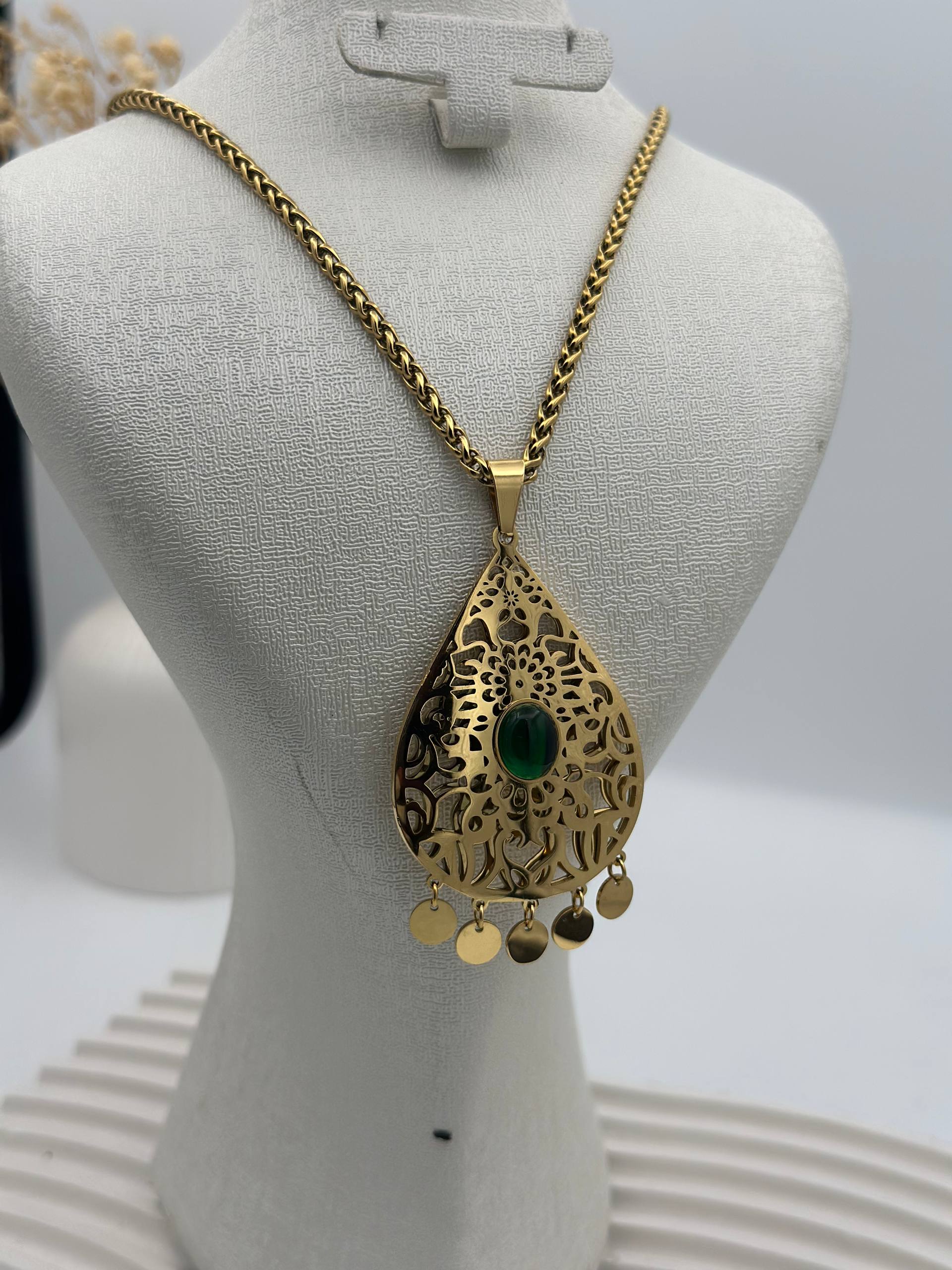 Collier messkia 3500 DA acier inoxydable garantie 10 ans ✨