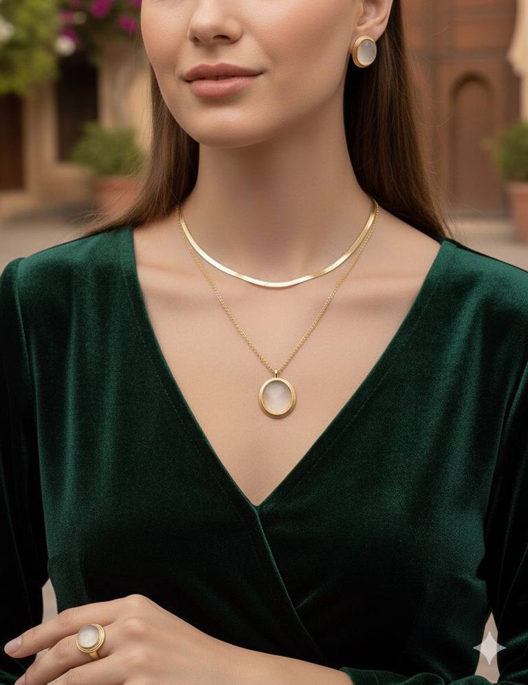 parure vintage 3 Pcs | لمسة كلاسيكية برجوع جميل ✨ | اطلب الان و عندك هدية 🎁