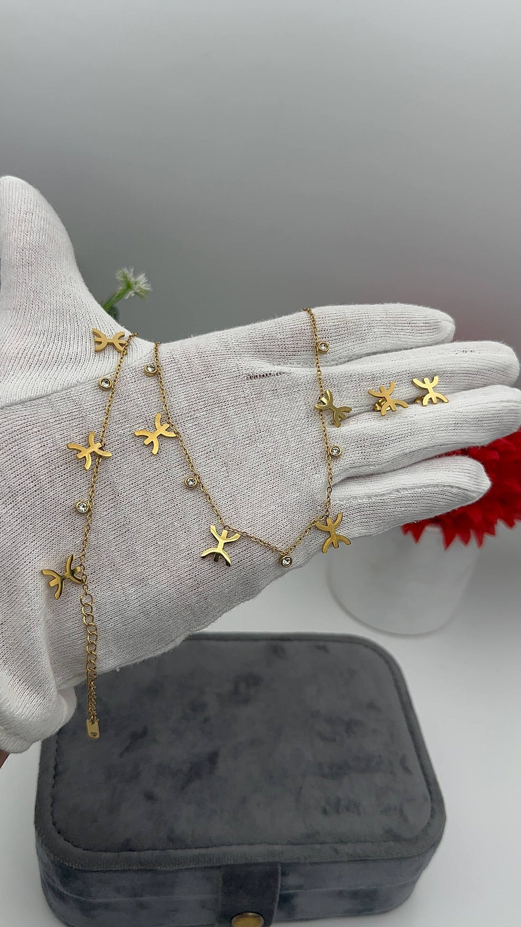 parure kabyle 3 Pcs | ❤️ طقم قبائلي بربر – تراث يلمع بروح عصرية ♓️ | اطلب الان و عندك هدية 🎁