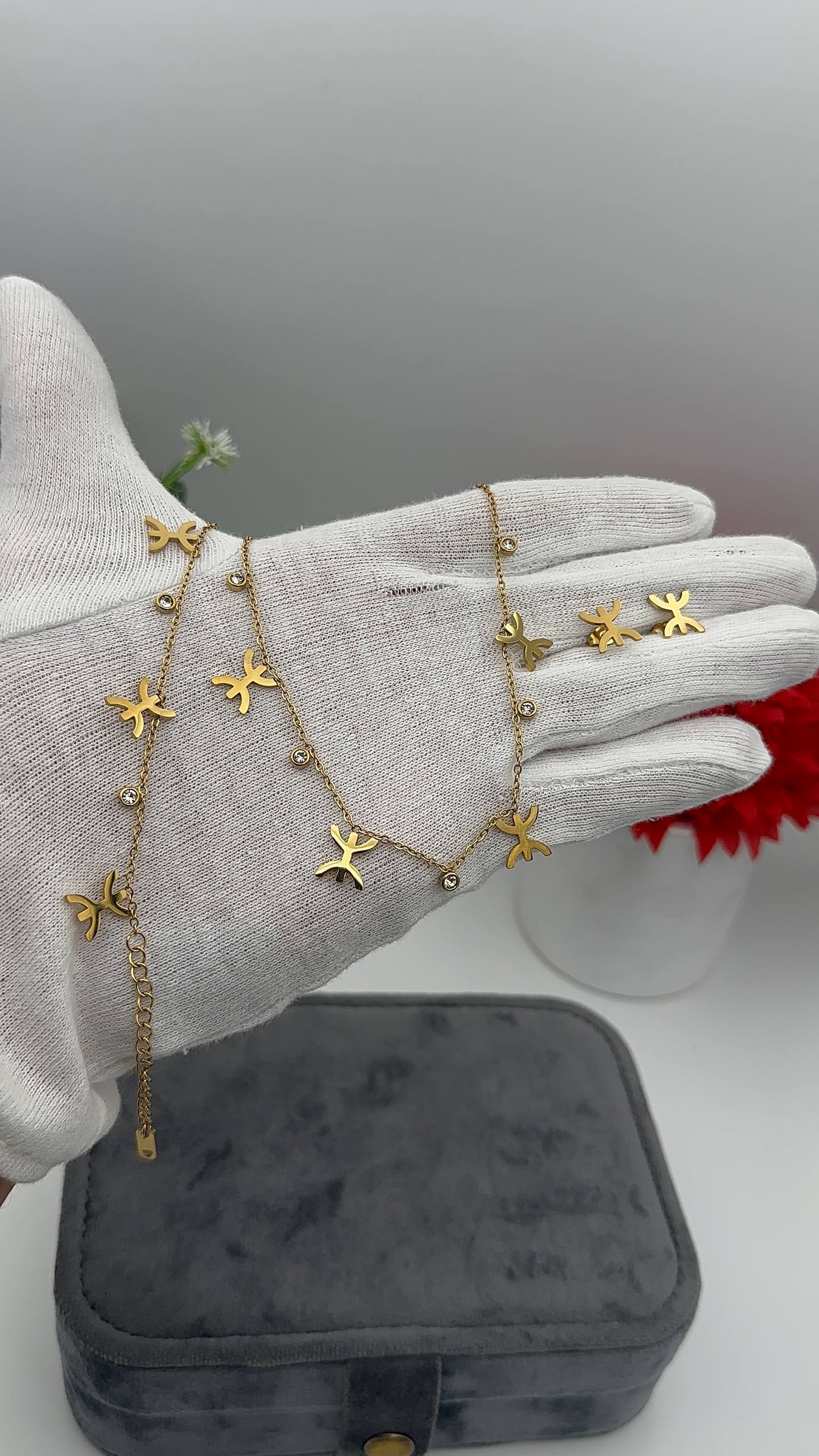 parure kabyle 3 Pcs | ❤️ طقم قبائلي بربر – تراث يلمع بروح عصرية ♓️ | اطلب الان و عندك هدية 🎁