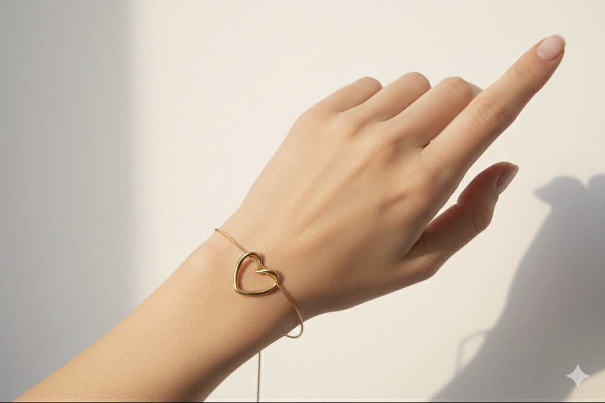 Parure Coeur 3 Pcs en acier inoxydable |  طقم القلب معشوق الجميع