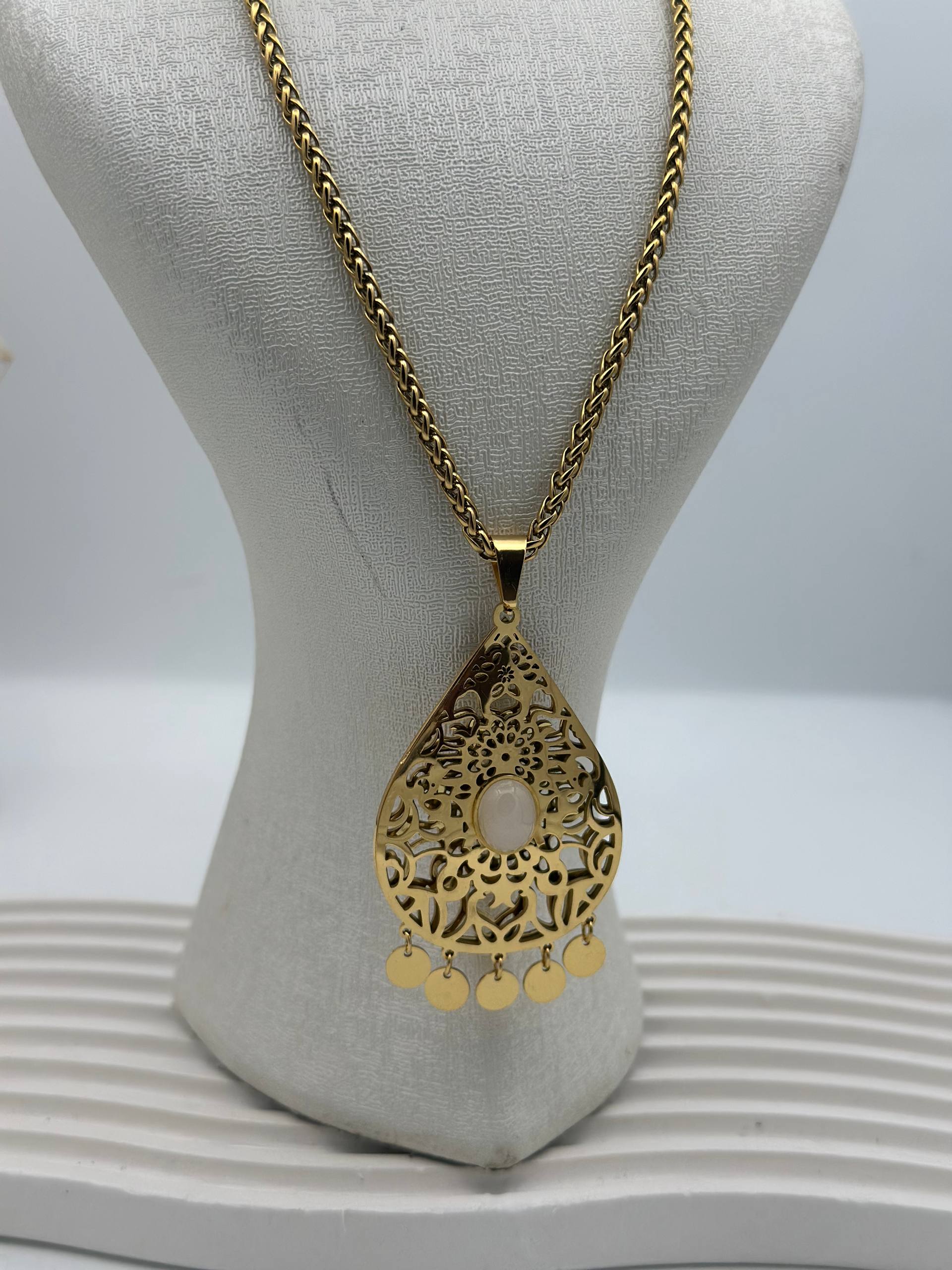 Collier messkia 3500 DA acier inoxydable garantie 10 ans ✨