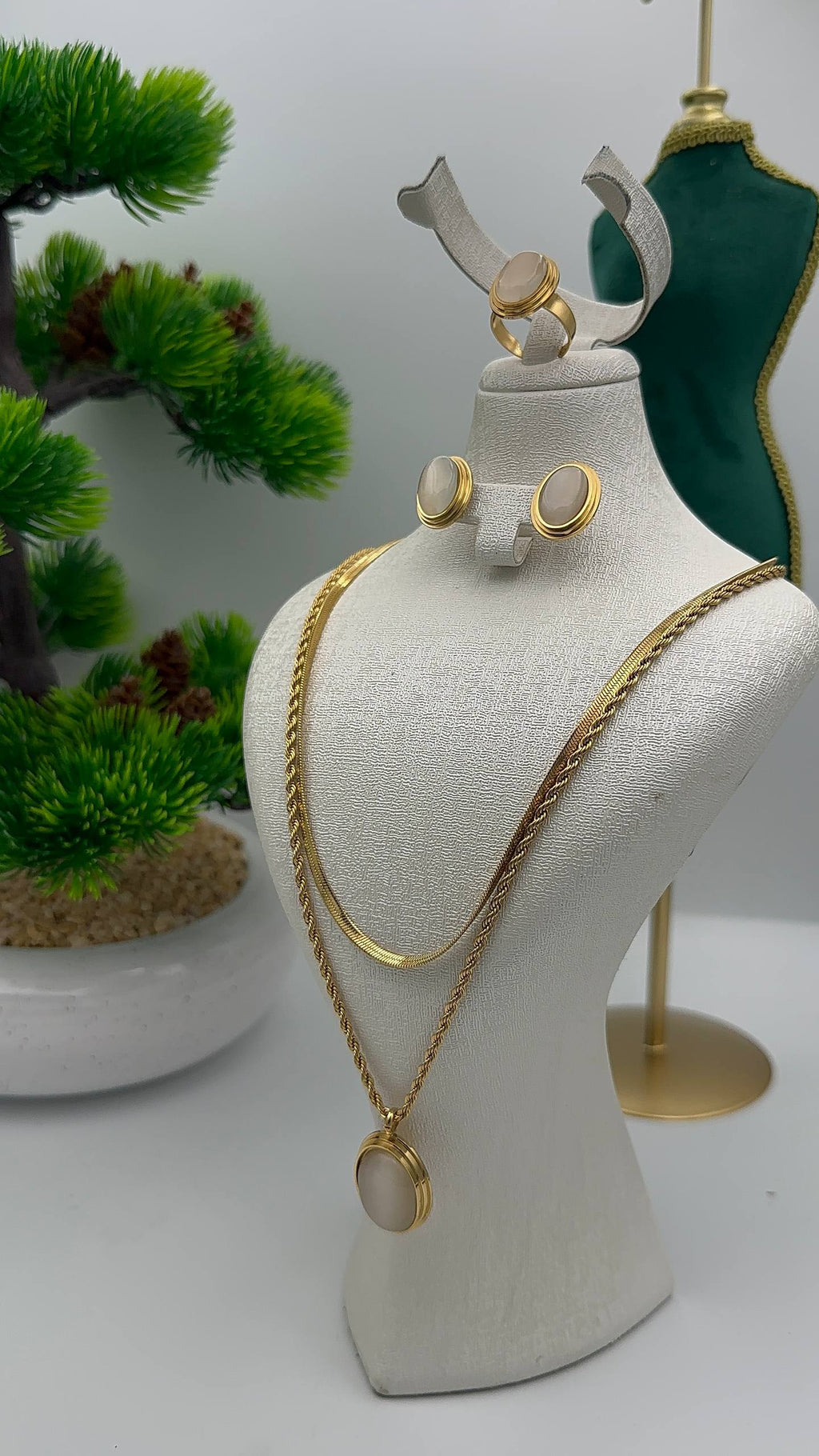 parure vintage 3 Pcs | لمسة كلاسيكية برجوع جميل ✨ | اطلب الان و عندك هدية 🎁