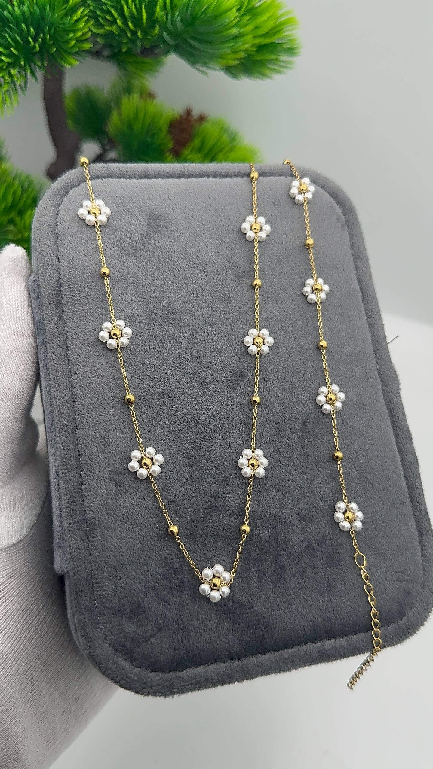 PARURE FLOWER 2 PCS | طقم الازهار نعومة تسرق الانظار ❤️✨ | اطلب الان و عندك هدية 🎁