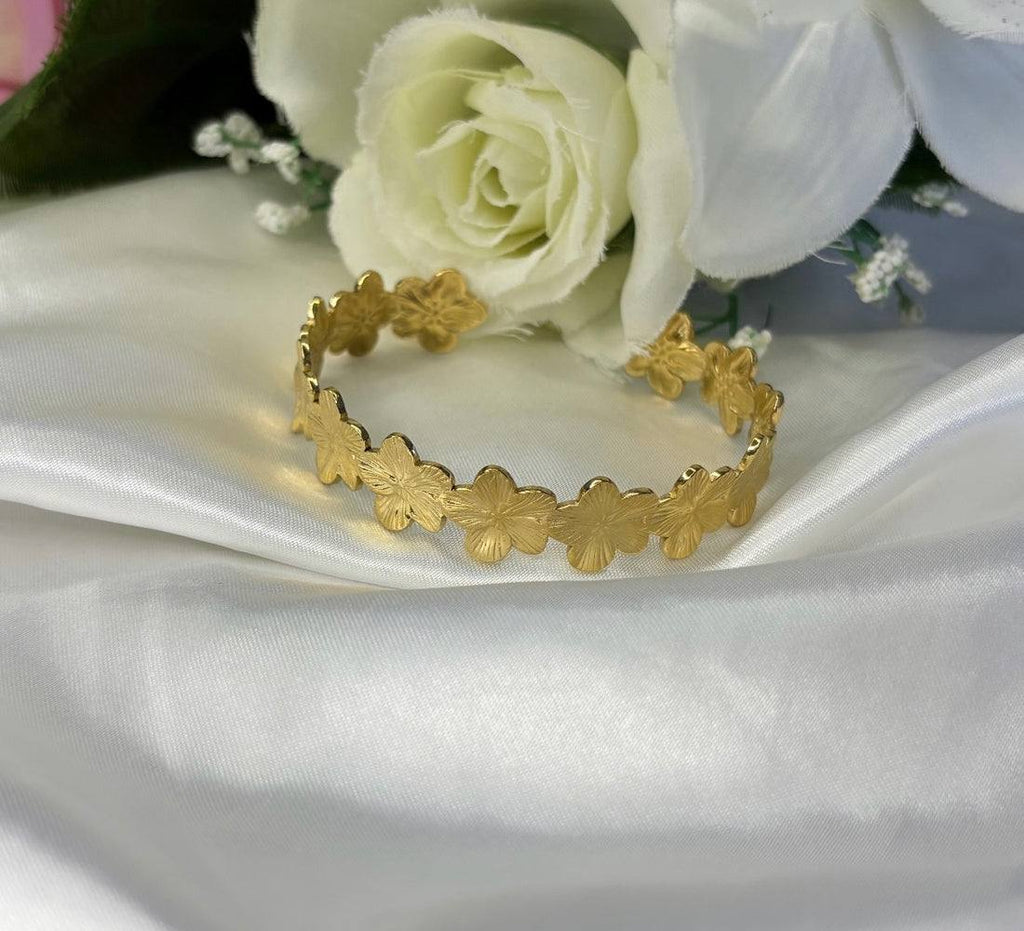 Bracelet et bague flora jonc 3490 DA