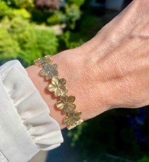 Bracelet et bague flora jonc 3490 DA