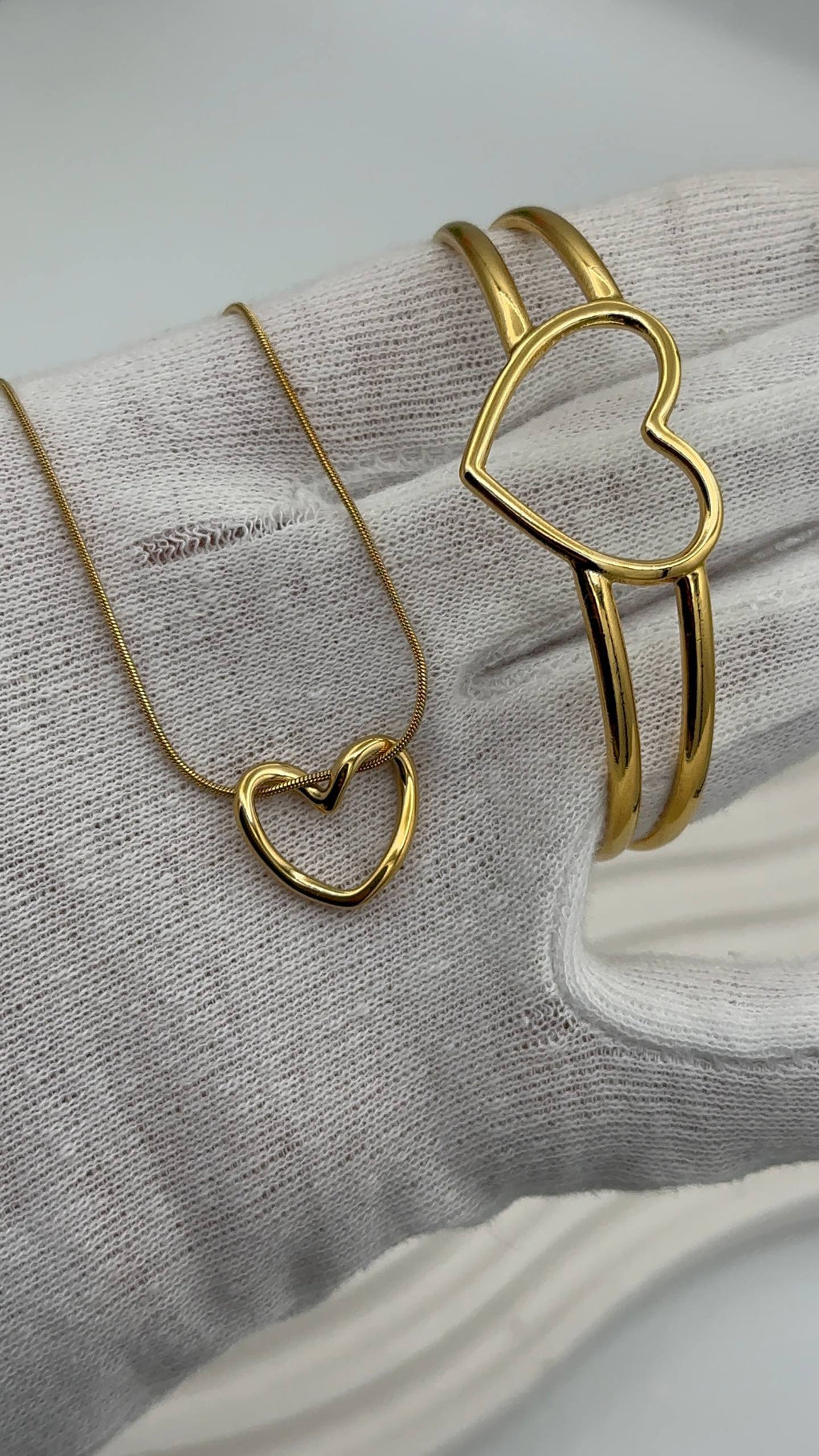 Bracelet et Bague coeur jonc ✨👌| 3490 DA