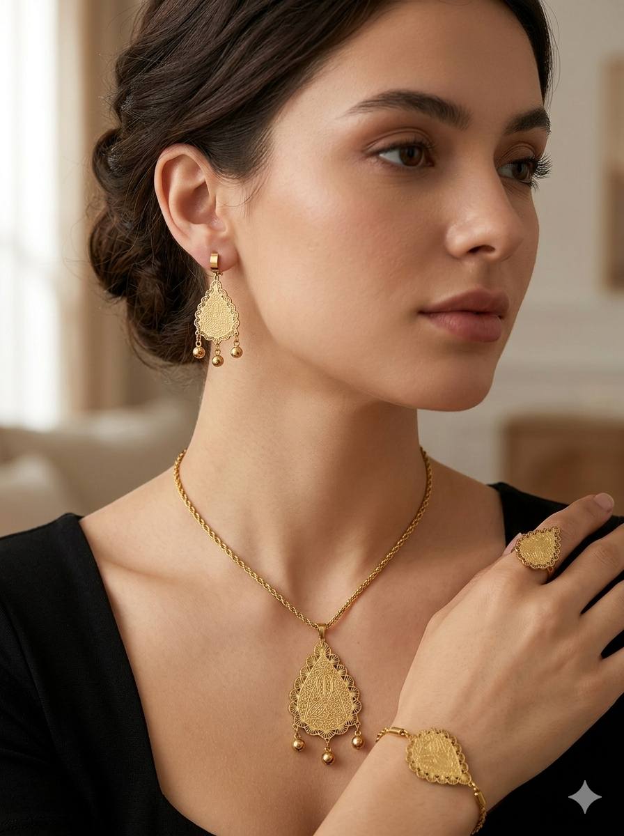 Parure marrakech 4990 DA ✨❤️ MOTIF NUMERO 02