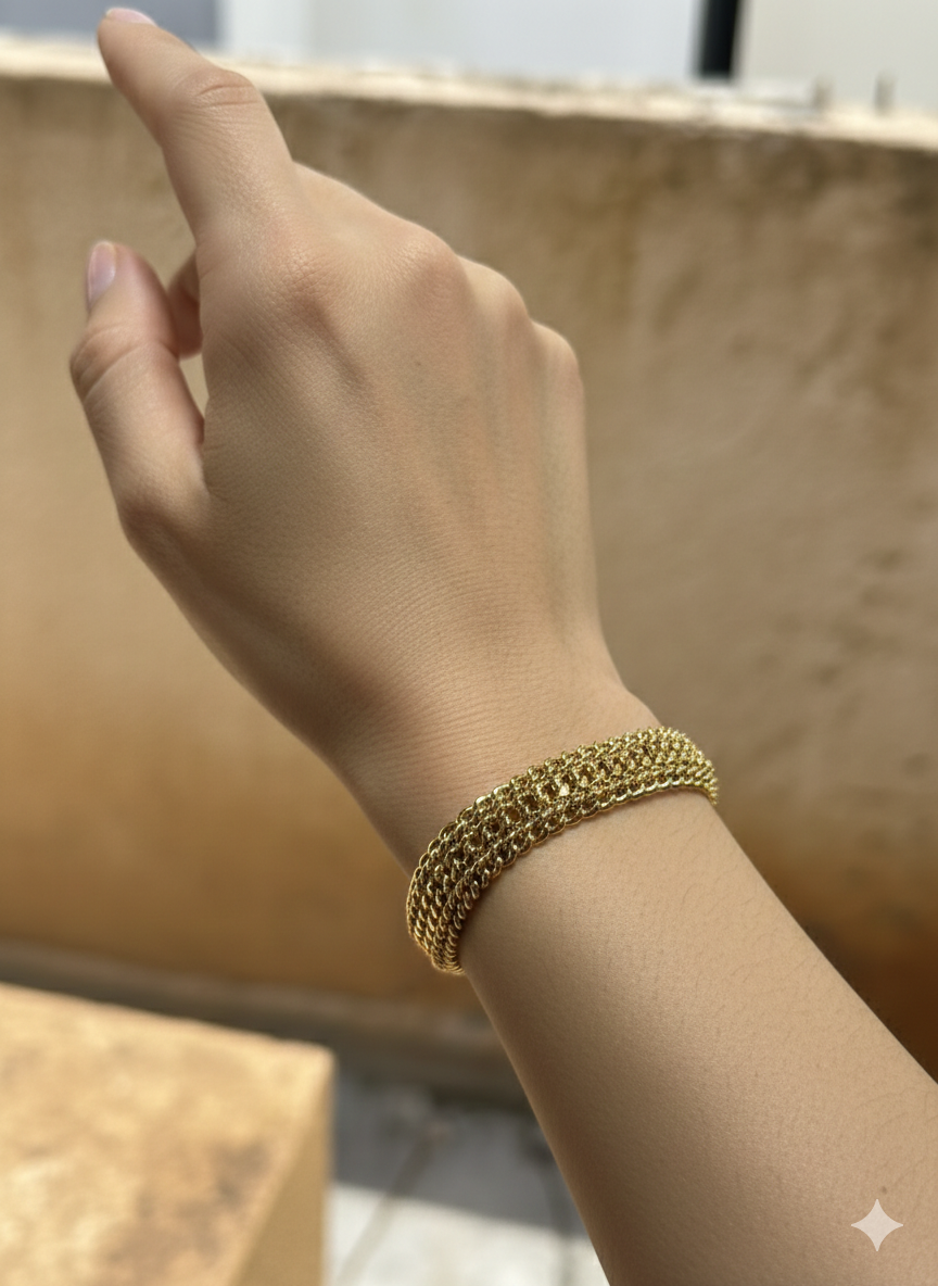 Gourmette Américain ✨ 3490 DA Cadeau 🎁 | livraison gratuite ❤️✨